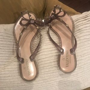 Valentino Jelly Nude Sandals